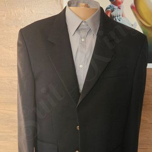 Enzo Mens Blazer Sports Coat (X) button Casual Jacket Size Wool